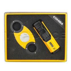Kit COHIBA Briquet Coupe Cigare -Jaune Yellow 20260729082513