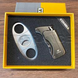 Kit COHIBA Briquet Coupe Cigare -Gris 20260726000123