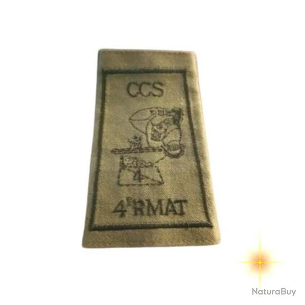 Fourreau d'�paule du CCS du 4� RMAT   4a.