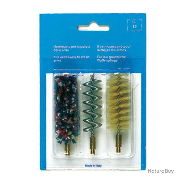 Pack 3 brosses spirales Europarm pour armes  canon lisse - 16