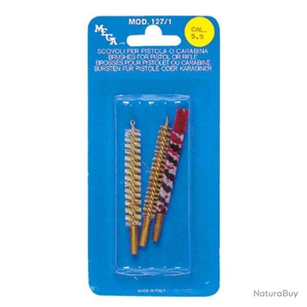 Pack 3 brosses Europarm pour armes � canon ray� - 6 mm
