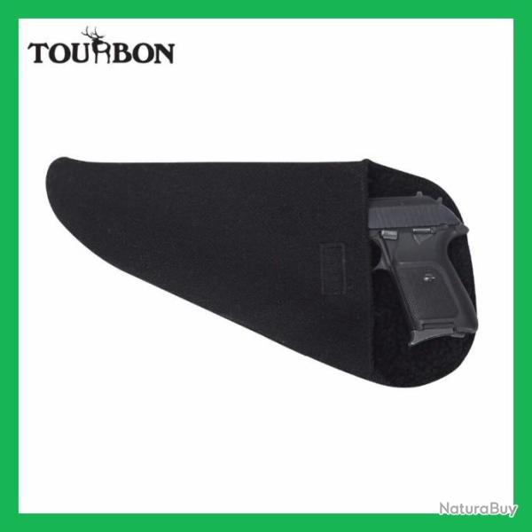 tui en Silicone trait pour pistolet  feu, tir tactique  tissu noir, 26CM LIVRAISON GRATUITE