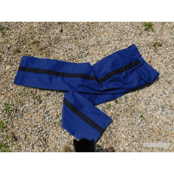 ANCIEN PANTALON GRANDE TENUE GENDARMERIE DEPARTEMENTALE  -- TRES BEL ETAT idem WW2 INDO ALGERIE ...
