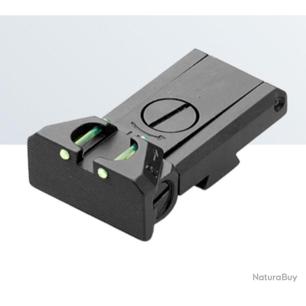 Cran de mire LPA pour Tanfoglio Match, Stock II, Stock III, 1911 Custom - style de feuille F/O