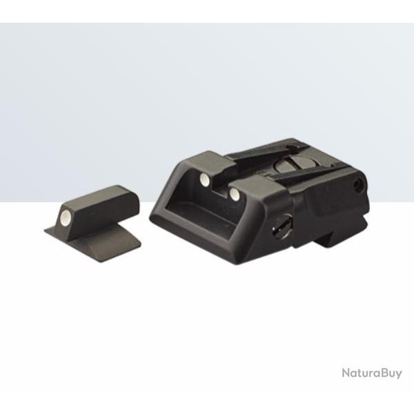 Set de mire LPA pour Bull M5 (clone Colt 1911), Bull 1911 avec guidon standard fixe - feuille 30