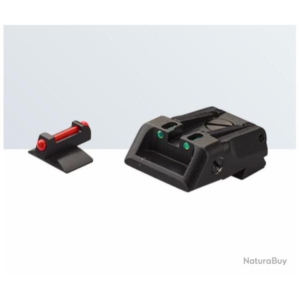 Set de mire LPA pour Bull M5 (clone Colt 1911), Bull 1911 avec guidon standard fixe - feuille F/O