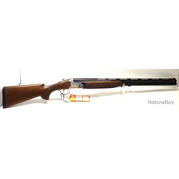 FUSIL SUPERPOSE BETTINSOLI MODELE PRIMIS- CAL 12/76- CANONS DE 71CM- 5 CHOKES INTERCHANGEABLES