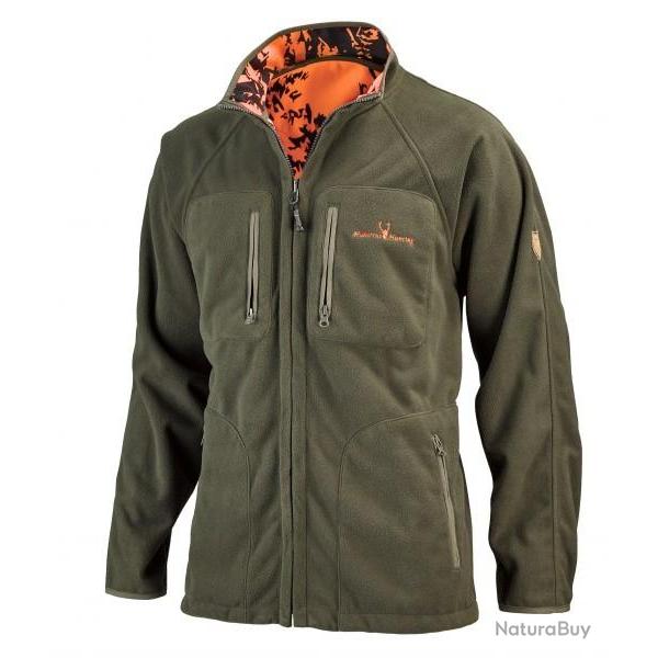 VESTE POLAIRE REVERSIBLE "HUBERTUS" ENFANT 10 ANS