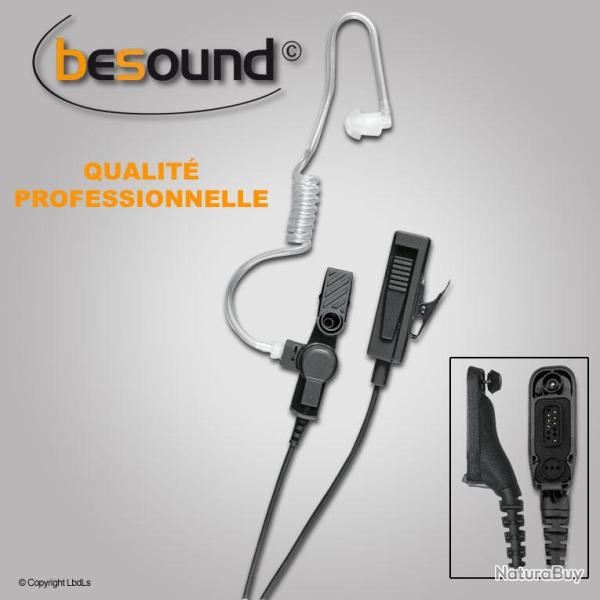 Micro main oreillette BESOUND avec prolongateur pour Motorola DP3400/3600/4400