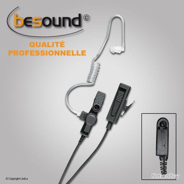 Micro main oreillette BESOUND avec prolongateur pour Motorola GP344/388
