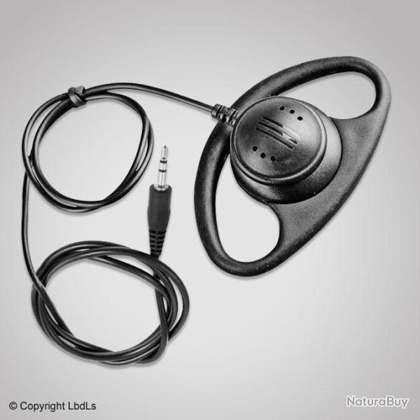 Oreillette forme D 1 fil jack 2,5 mm