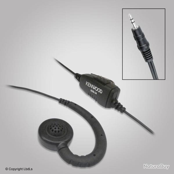 Micro oreillette KENWOOD forme G pour PKT23 (KHS-34)