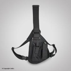 Harnais poitrine porte radio Police en cordura