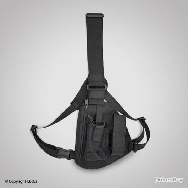 Harnais poitrine porte radio Police en cordura