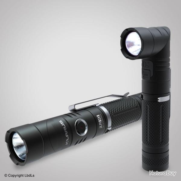 Lampe Klarus AR10 1080 lumens avec batterie rechargeable par USB