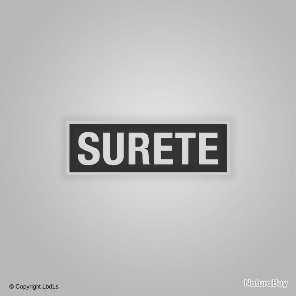 Bandeau SURETE 12 x 5 cm rtro velcro