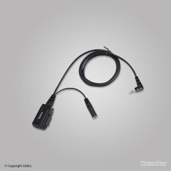 Micro PTT Hytera avec connectique �coute (711HYT006) pour BD305LF