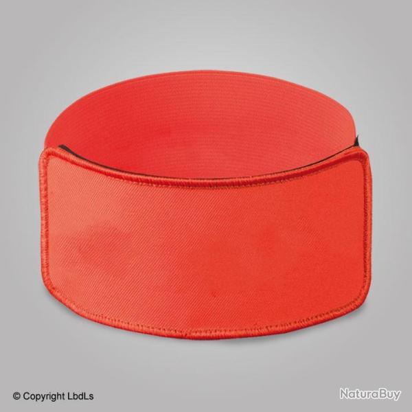 Brassard EXPERT ORANGE neutre lastique orange rglable