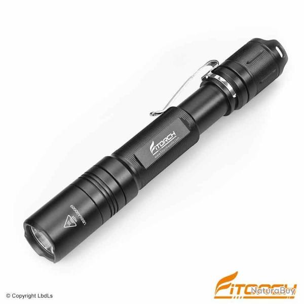 lampe torche Fitorch EC20 - 550 Lumens - 15,5 cm - 2 piles AA inclues