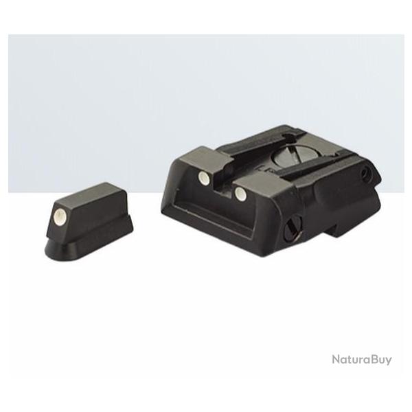 Set de mire LPA SIGHTS pour CZ SP01 ""Shadow"", ""Shadow 2"", "Shadow 2" Orange (SPS06CZ30)