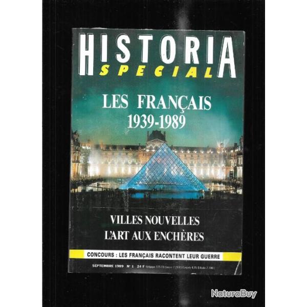 les fran�ais 1939-1989 villes nouvelles l'art aux ench�res historia sp�cial n 1 septembre 1989