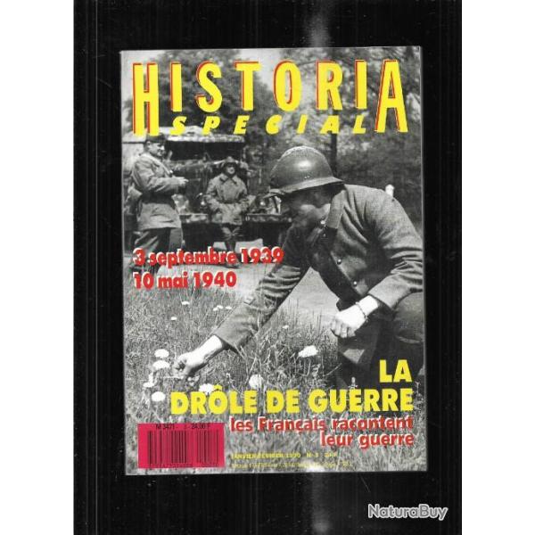 la drole de guerre les fran�ais racontent leur guerre  historia sp�cial n 3 janvier f�vrier 1990