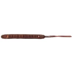 Cartouchi&egrave;res croupon cir&eacute; marron &agrave; tubes - Cal 12