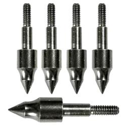 5 Pointes d'entrainement pour fl&egrave;ches d'arbal&egrave;te 8mm