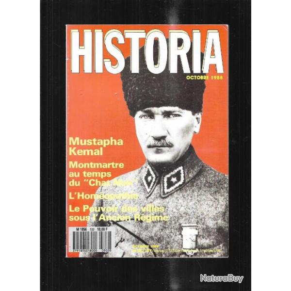 mustapha kemal , montmartre au temps du chat noir , cit�s ph�niciennes,  historia n�502 octobre 1988