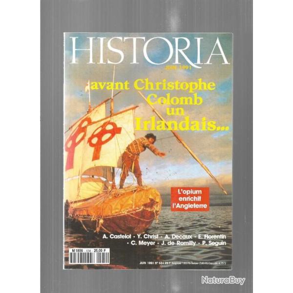 avant christophe colomb un irlandais,napol�on III, moeurs second empire   historia n�534 juin 1991