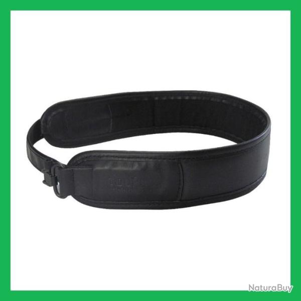 Tourbon Ceinture en cuir v�ritable noir avec �merillons 2 cartouches rondes LIVRAISON GRATUITE