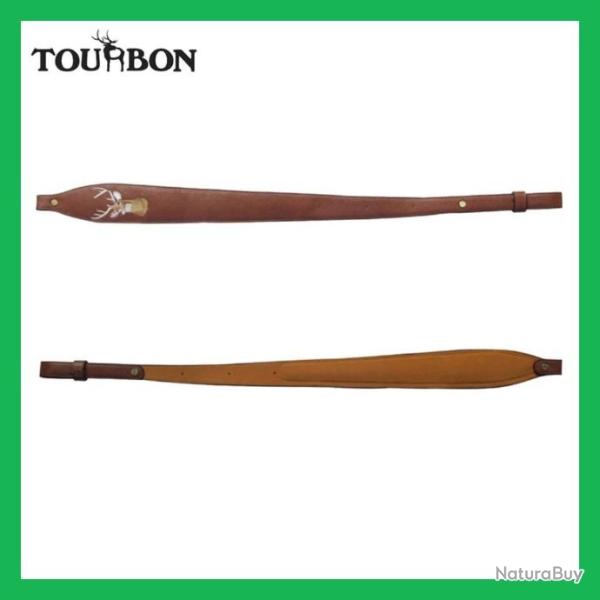 Tourbon ceinture de sangle en cuir v�ritable marron LIVRAISON GRATUITE