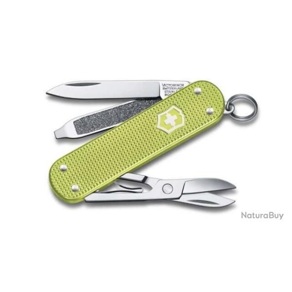 0.6221.241G Couteau suisse Victorinox Alox Classic lime twist