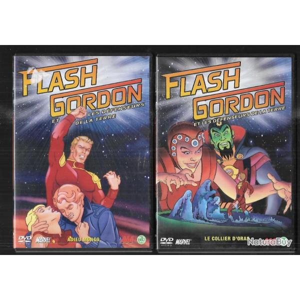 flash gordon et les d�fenseurs de la terre 2 dvd 10 �pisodes version dessins anim�s marvel