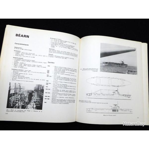 LES PORTE AVIONS FRANCAIS de 1911  � NOS JOURS - FRANCIS DOUSSET  -  GROS LIVRE - 1978 -