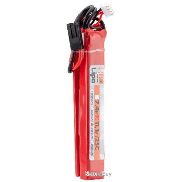 2 STICKS BATTERIE LIPO 3S 11.1V 1300MAH 25C