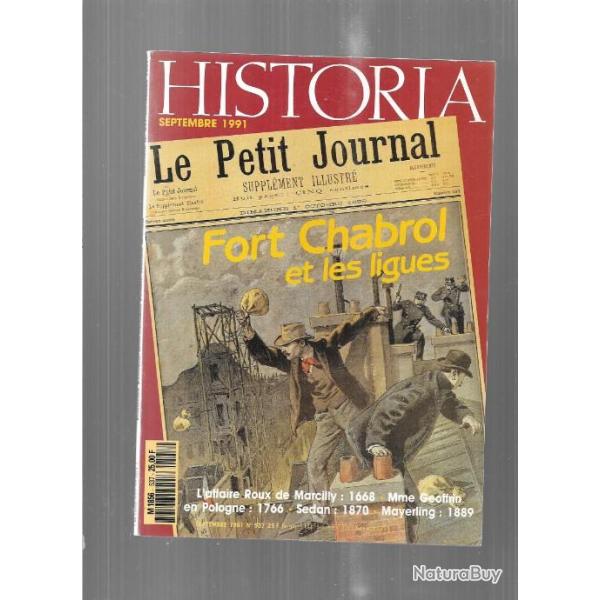 fort chabrol et les ligues, sedan 1870, beaux jours de montparnasse , historia n�537 septembre 1991