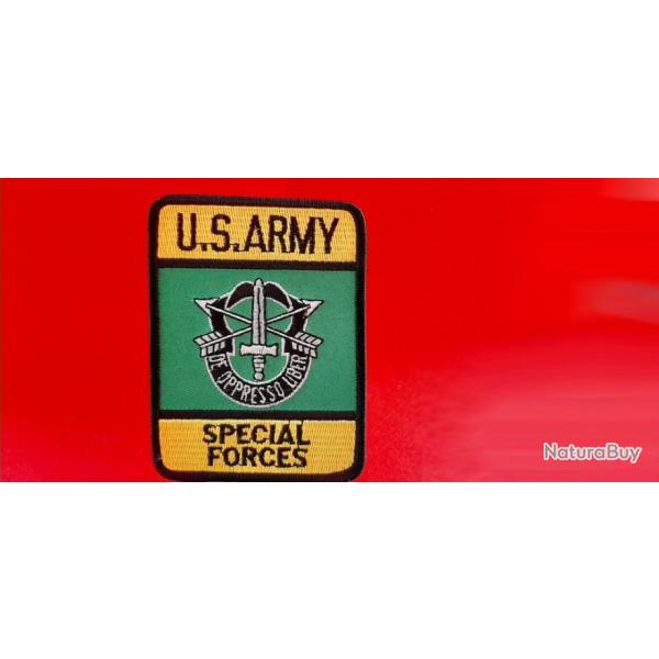 Patch US ARMY Sp�cial Forces - Hauteur : 100 mm Largeur : 75 mm