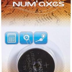 BLISTE DE 1 PILE NUM'AXES MOD. CR2430 3V 290 MAH