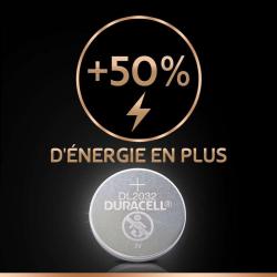 Pack de 2 piles CR2032 lithium 3 volts - Duracell