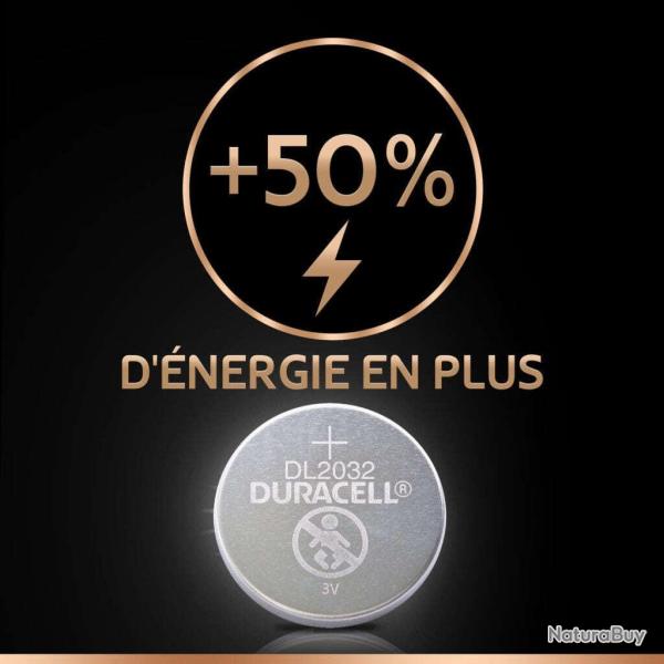 Pack de 2 piles CR2032 lithium 3 volts - Duracell
