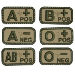 Patch PVC Groupe sanguin Vcam