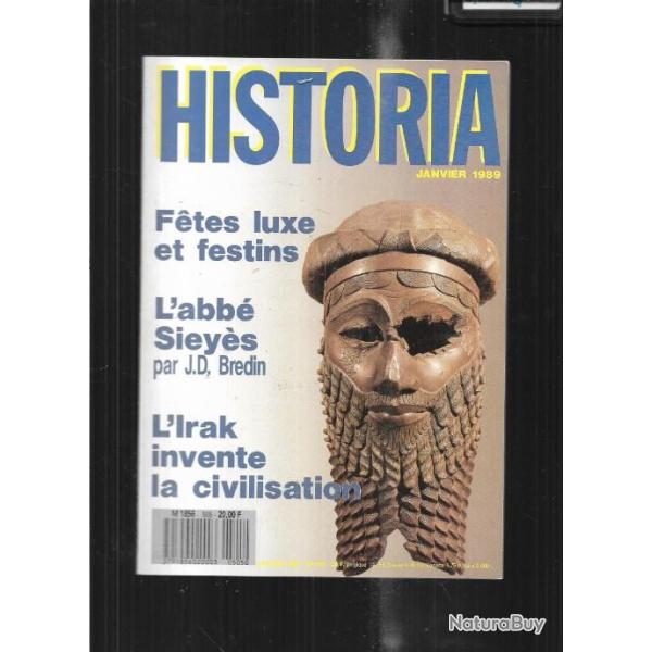 l'irak invente la civilisation, guerre d'espagne, dossier f�tes festins  historia n�505 janvier 1989