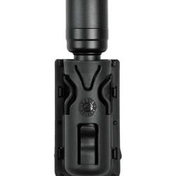 Porte-lampe polym&egrave;re orientable noire