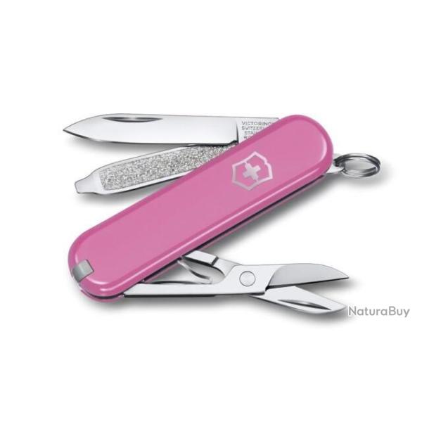 Couteau de poche 7�fonctions�Victorinox classic SD cherry blossom