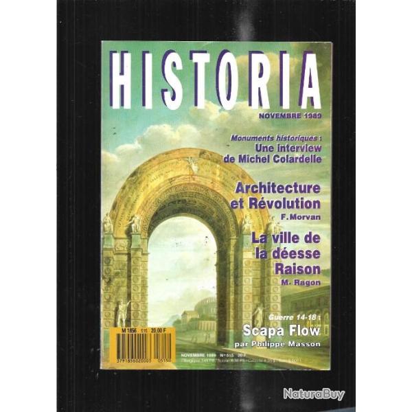 scapa flow, les s�mites, la photographie , de de gaulle � mitterrand  ,  historia 515 novembre 1989