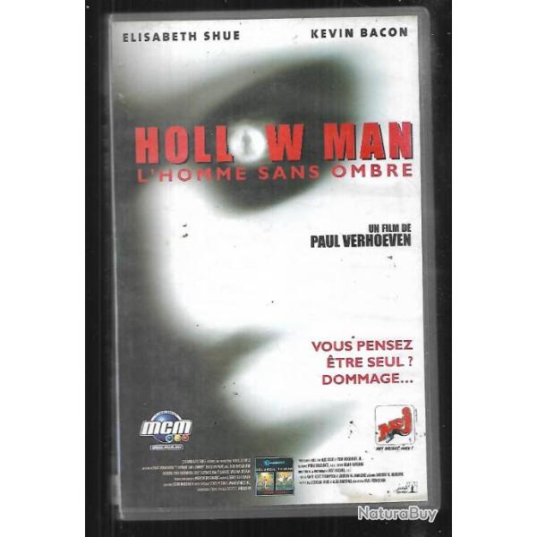 hollow man l'homme sans ombre (homme invisible) , science-fiction , cassette vid�o   vhs
