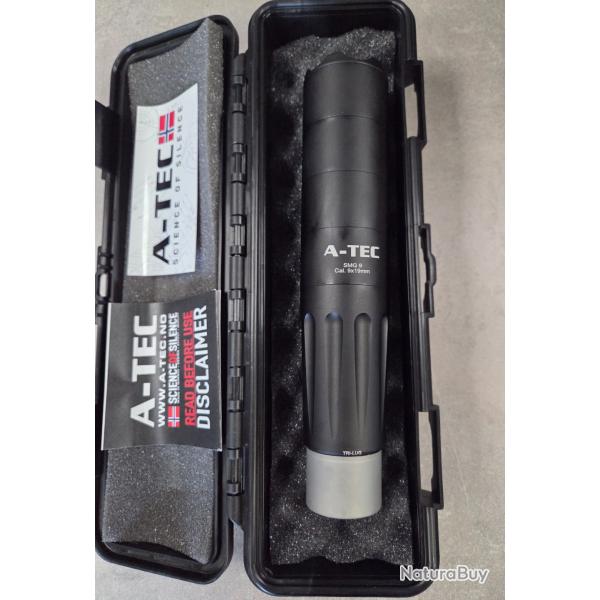 Silencieux A-TEC SMG cal 9X19 Tri-lug MP5