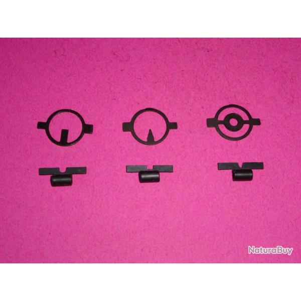 3 guidons NORICA (diamtre 15.70 mm) + 3 feuillets de hausses - VENDU PAR JEPERCUTE (D21E23)