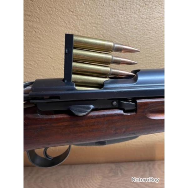 Lot de 5 lames chargeur ( clip ) noire pour Schmidt rubin K 31